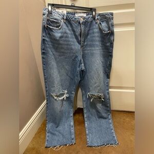 Denim jeans from garage